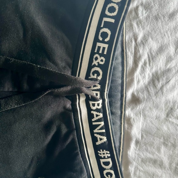 Dolce and Gabbana black Sweatpants sz 36 IT or sz 0 US - Picture 7 of 11